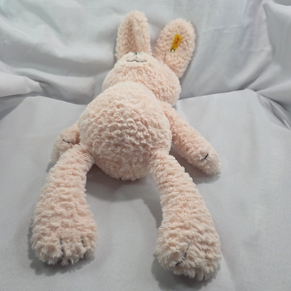 Steiff Cuddly Friends Candy Pink Rabbit Plush Stuffed Toy Curly 17 Inch - Picture 5 of 10